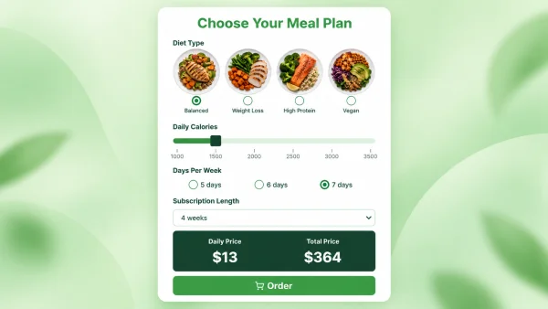 Catering Service Calculator