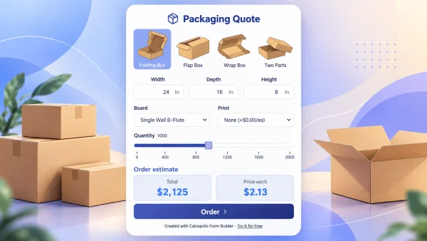 Packaging Price Calculator