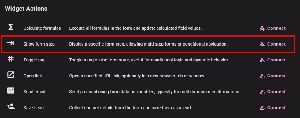 Send button action chain