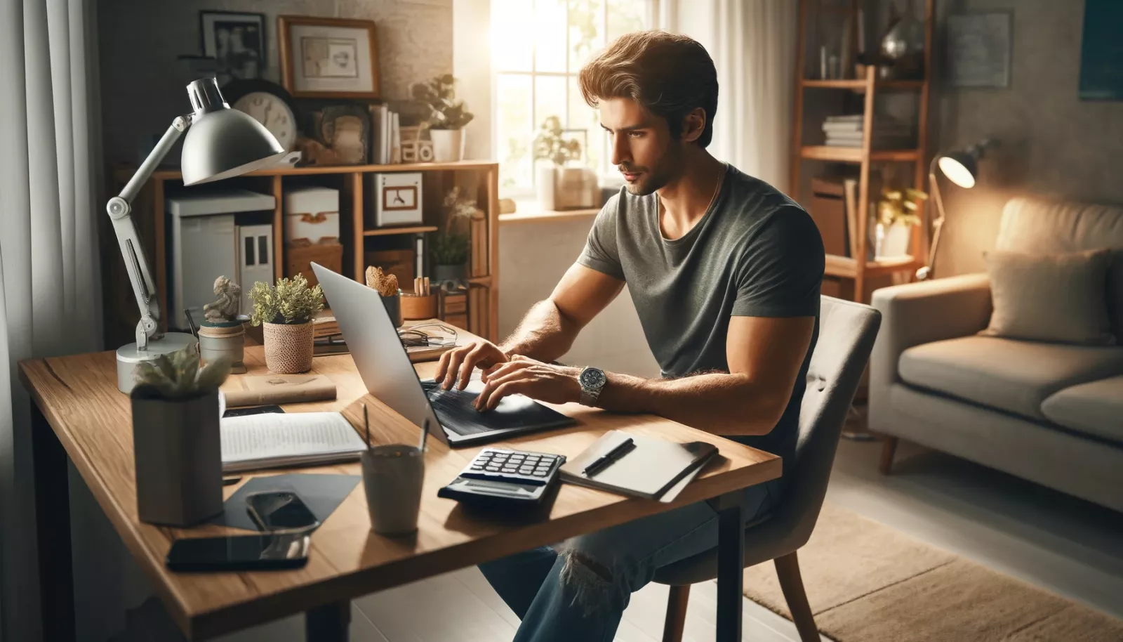 blogger at work
