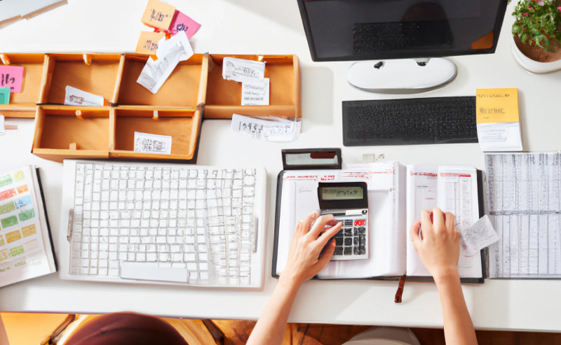 freelancer-working-with-calendar-and-calculator