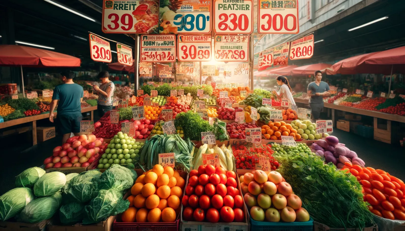 market sale