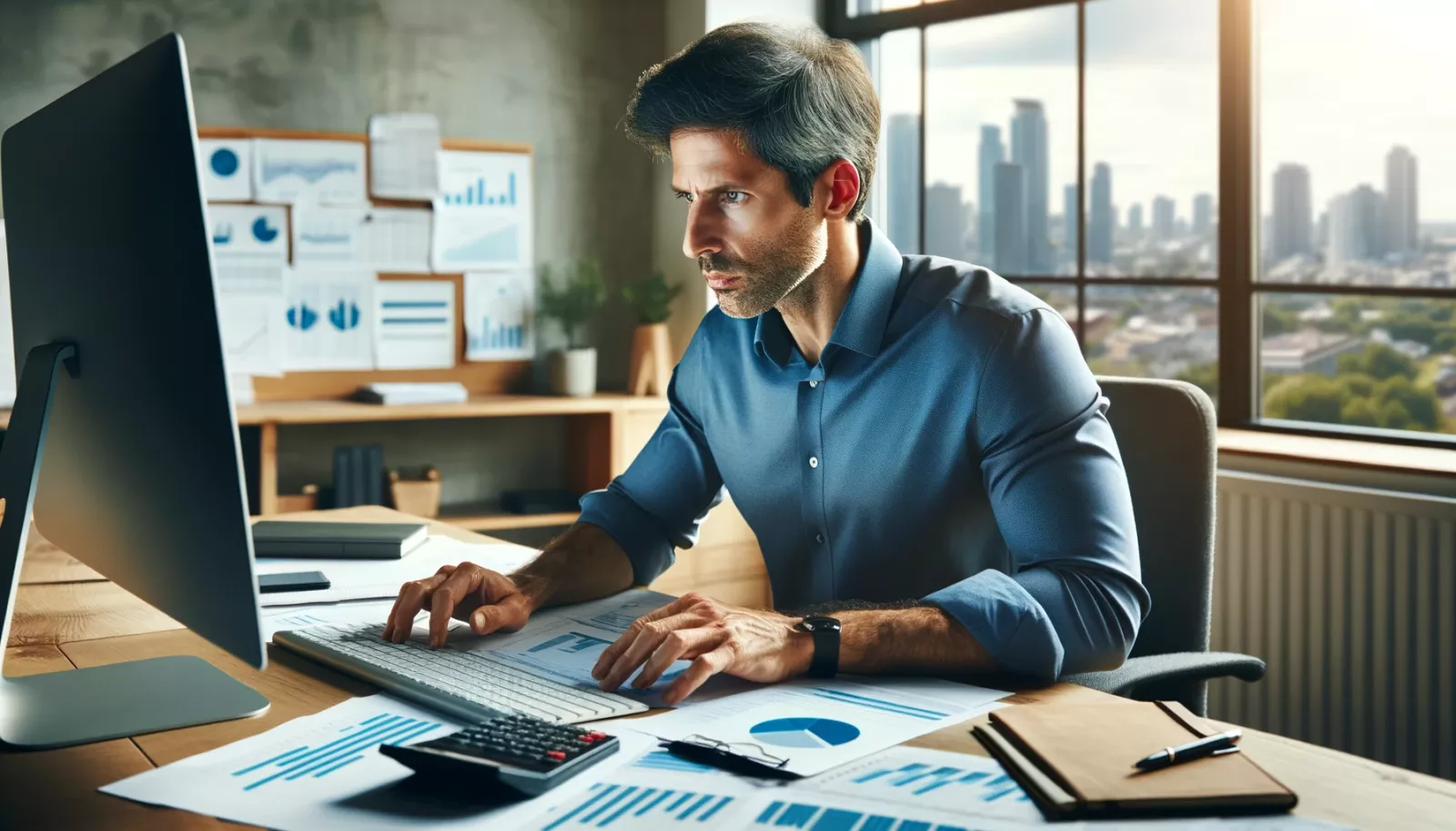 CEO at work