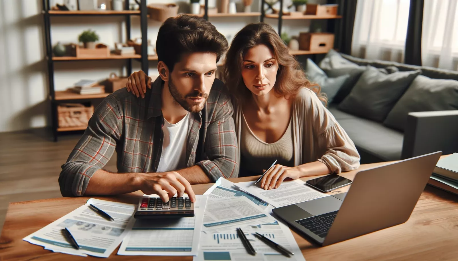 couple looking for mortgage