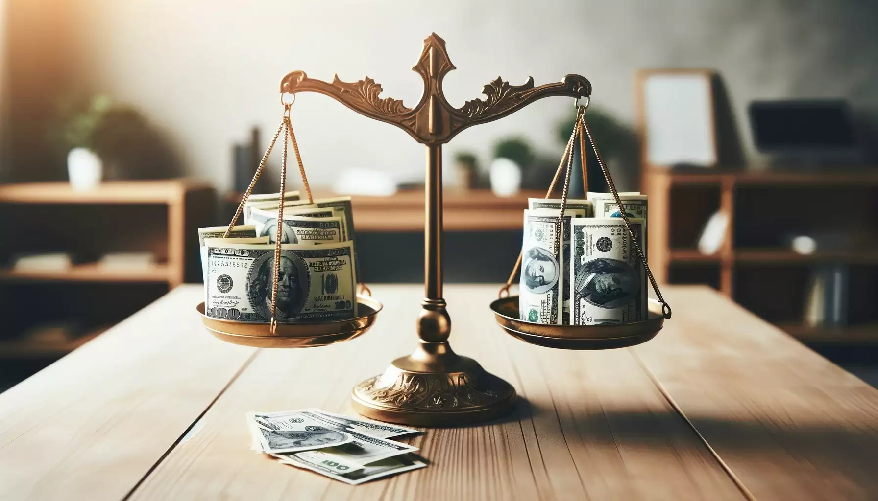 scale with cash