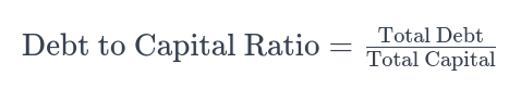debt to capital