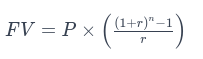  Future Value of Ordinary Annuity Formula