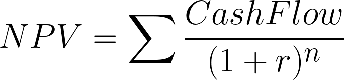 npv formula