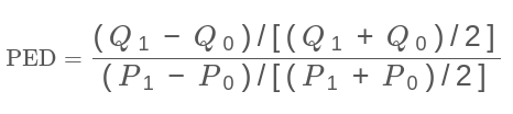 ped formula