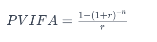 pvifa formula