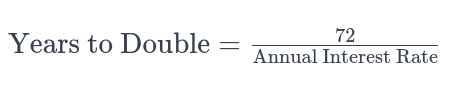 rule of 72 formula